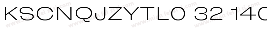 KSCNQJZYTL0 32 140字体转换